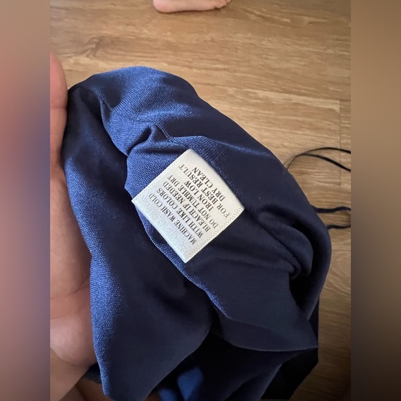 Loveriche Navy Blue Spaghetti Strap Dress, size L - Picture 9 of 9